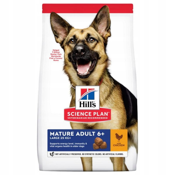 HILL'S MATURE ADULT LARGE BREED CHICKEN PIES 14 KG
