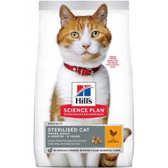 HILL'S SP YOUNG ADULT STERILISED CAT CHICKEN 3KG
