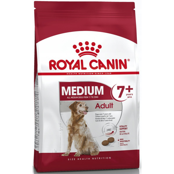 Royal Canin Adult 7+ Medium 15 kg