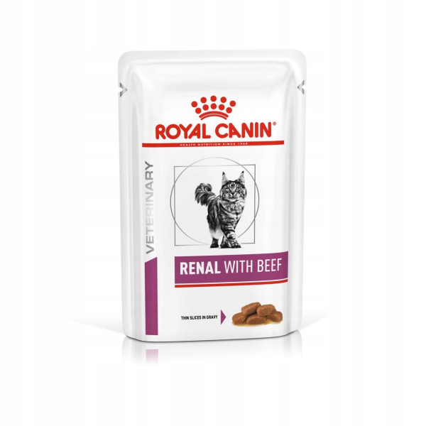 ROYAL CANIN RENAL BEEF FELINE 12 x 85 g sasz.
