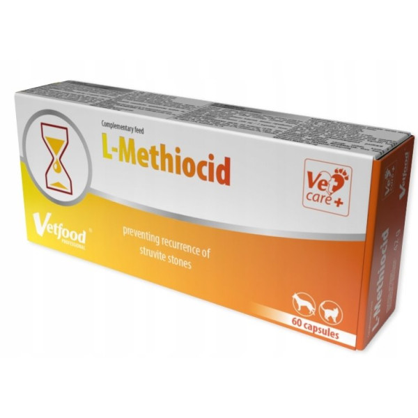 VETFOOD L-METHIOCID 60 KAPS. DLA PSÓW I KOTÓW