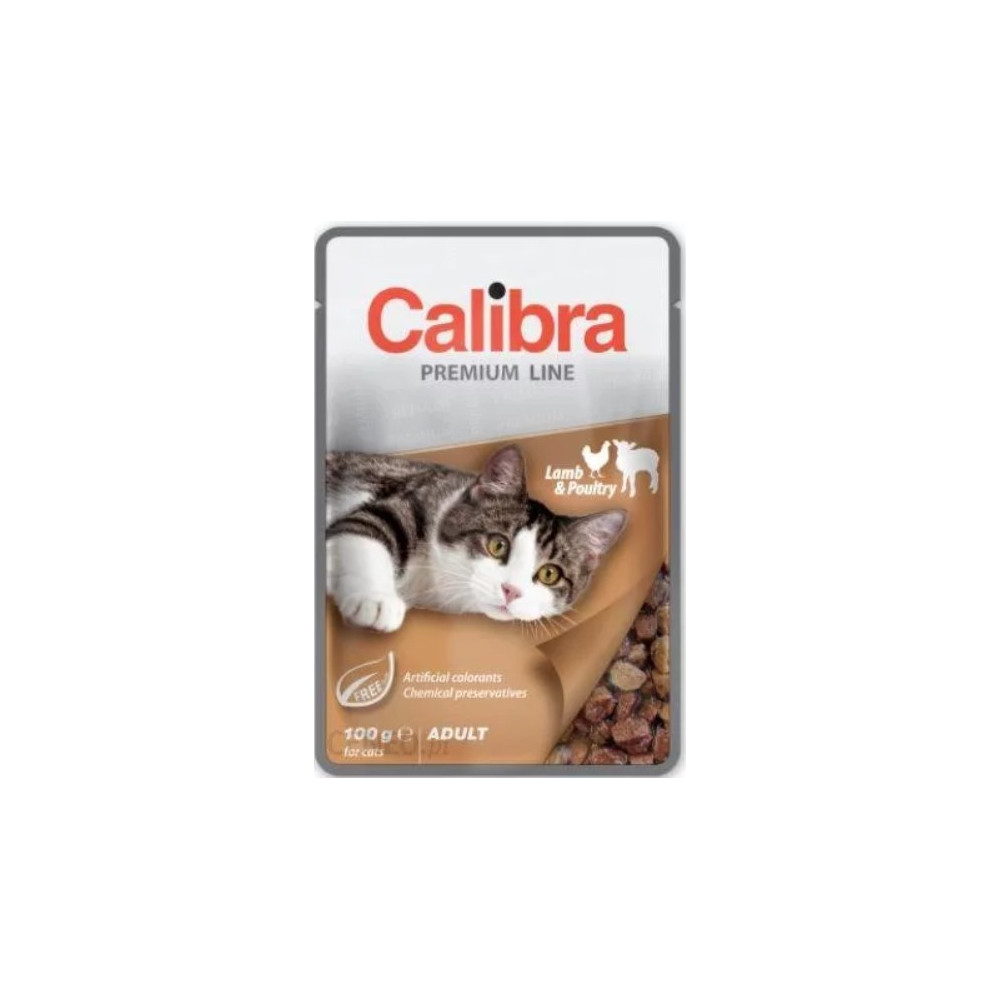 CALIBRA CAT PREMIUM ADULT LAMB&POULTRY 100 G