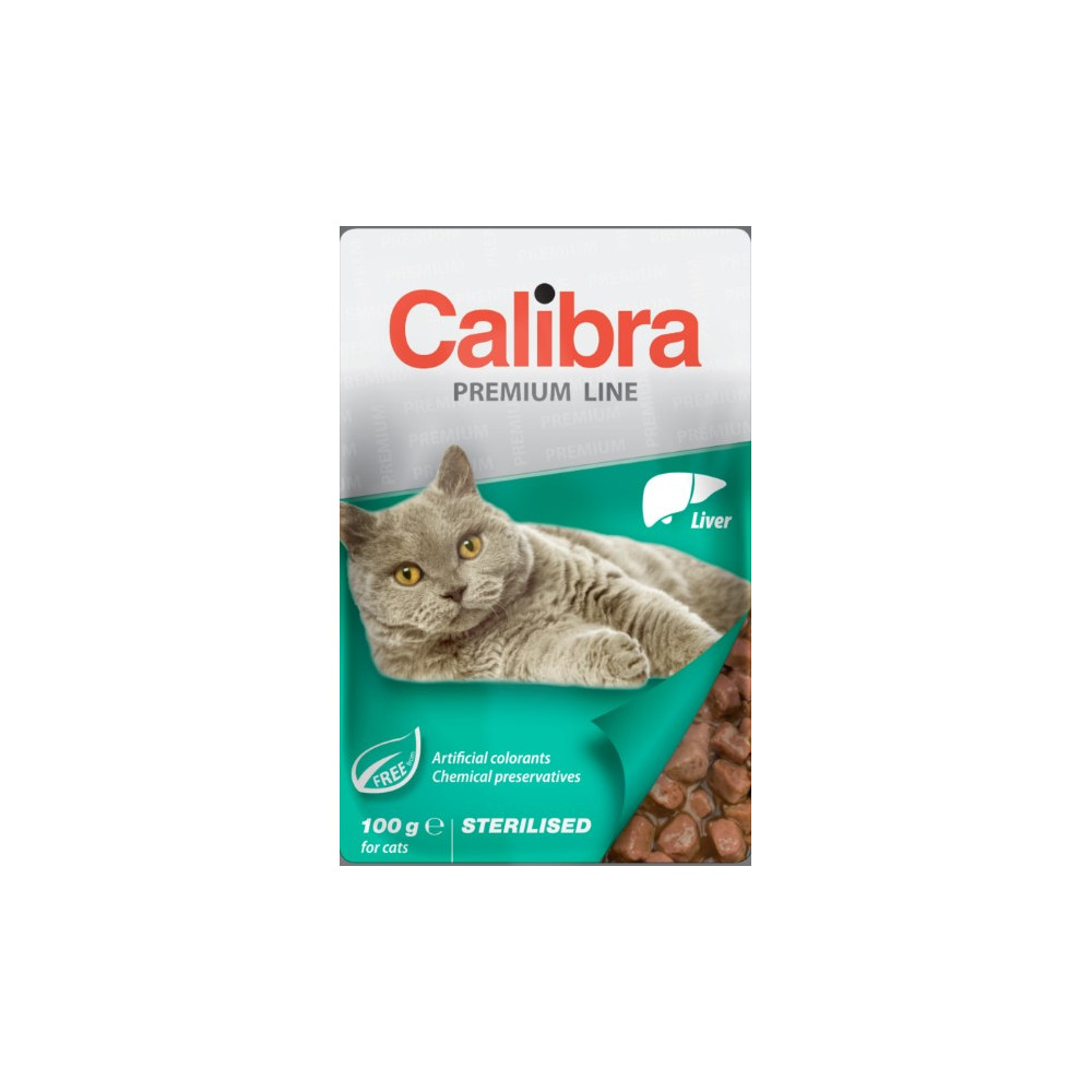 CALIBRA CAT PREMIUM STERILISED LIVER 100 G