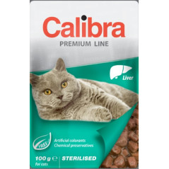 CALIBRA CAT PREMIUM STERILISED LIVER 100 G