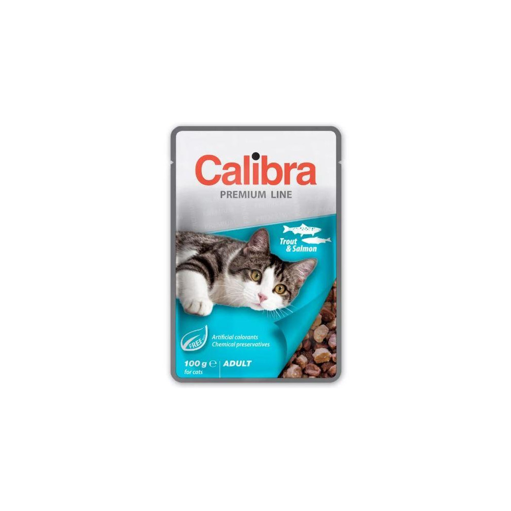 CALIBRA CAT PREMIUM ADULT TROUT&SALMON 100 G