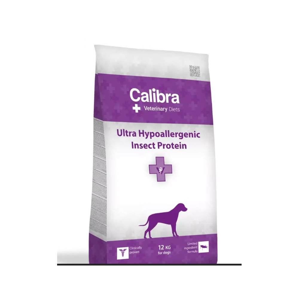 CALIBRA VD DOG ULTRA HYPOALLERGENIC INSECT 12 KG